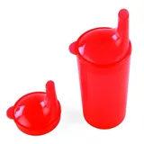 Hrnek s pítkem 250 ml, červený