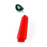 Lžička ergonomická nastavitelná, 19 cm, červená, černá