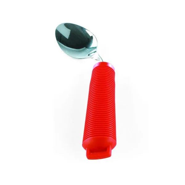 Lžíce ergonomická, nastavitelná, černá, červená