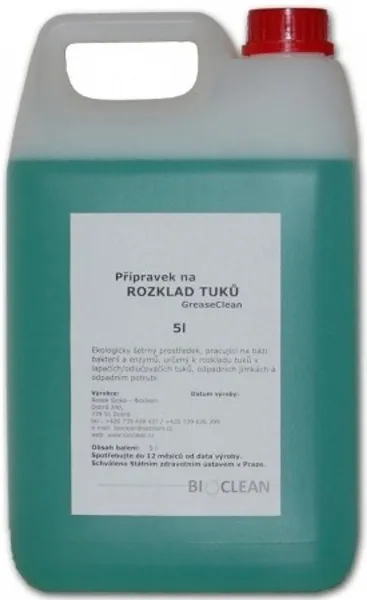 Greaseclean – rozklad tuků 5l