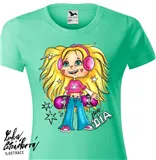 DIA triko Rebelka vel. 104-110 cm/ 3-4 roky, máta