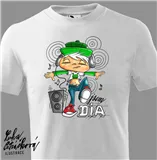 DIA triko Music vel. XL, bílá