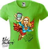 DIA triko Dia máma vel. XL, apple green, dámské