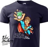 DIA triko Dia táta vel. XL, tm. modrá, pánské