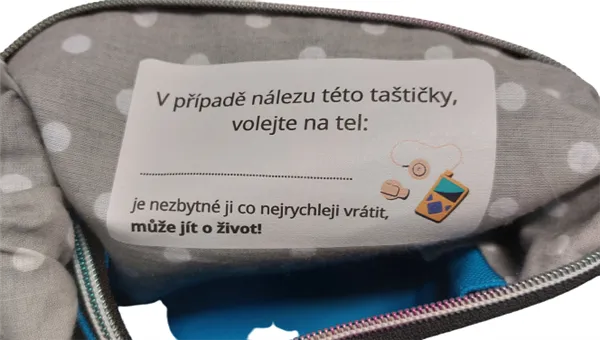 Taštička neon oranžová 