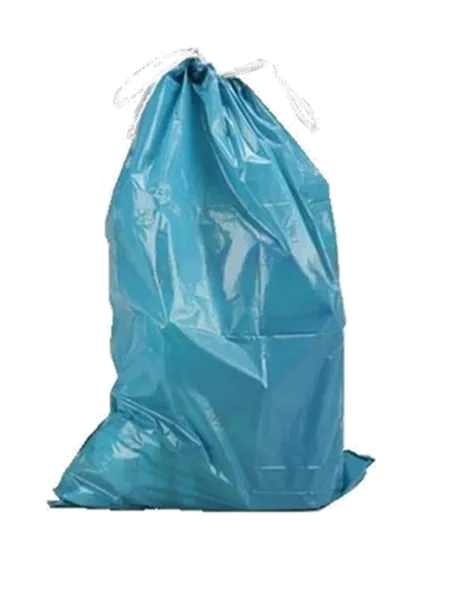 Pytel - sáček 40 mi, 60l, modrý, zatahovací, 60 x 80 cm