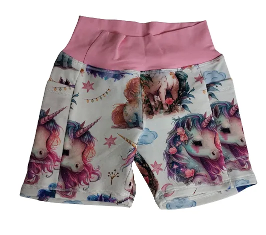 DIA dívčí kraťasy na pumpičku Unicorn 110/116