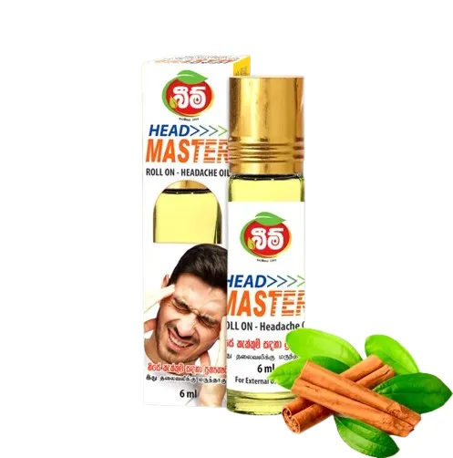 Beam Head Master Roll On 6ml - olej zmírňující bolest hlavy