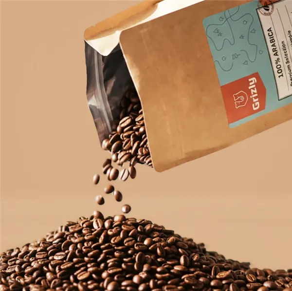 Grizly Pražená zrnková káva 100% Arabica Premium Selection, 1000g