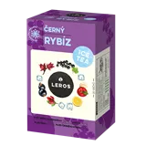 Leros Čajový dýchánek Černý rybíz Ice tea 20ks, nálevových sáčků