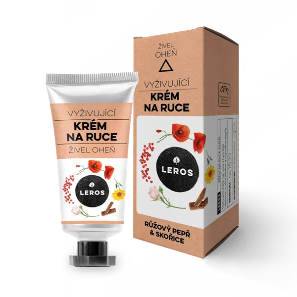 Leros Vyživující krém na ruce živel Oheň, 30ml