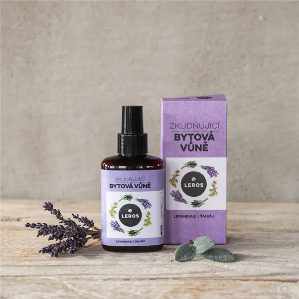 Leros Zklidňující bytová vůně Levandule & šalvěj 100ml