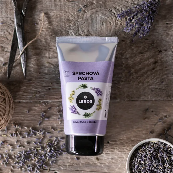Leros Sprchová pasta Levandule & šalvěj 100ml