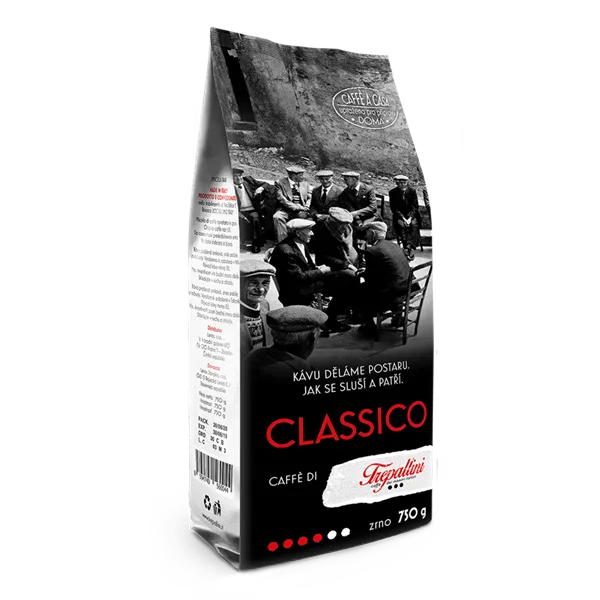 TREPALLINI CLASSICO káva zrnková 750g