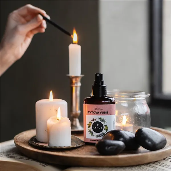 Leros Hřejivá bytová vůně rozmarýn a jalovec 100ml