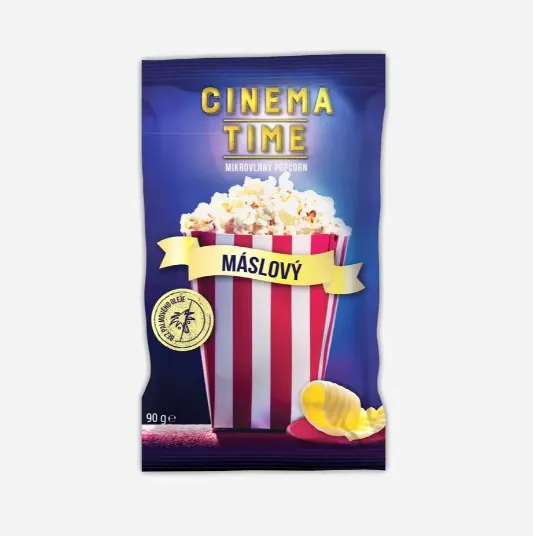 Cinema Time Mikrovlnný popcorn máslový, 90g