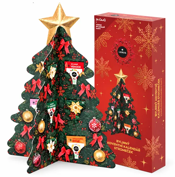 Leros Bylinný adventní kalendář stromeček