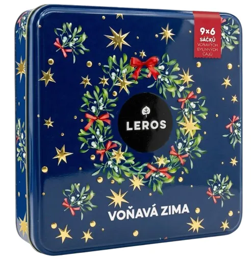 Leros voňavá zima 54 sáčků, plechová krabička