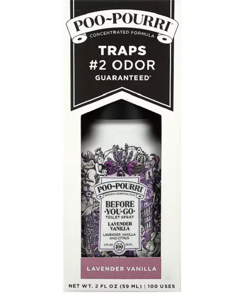 Poo-Pourri balíček vůní Berry and Bright, Lavender Vanilla a Fresh Air 