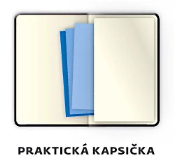 Linkovaný zápisník Flexio L Olive
