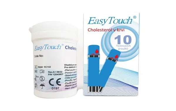 Proužky EasyTouch – cholesterol, 10 ks