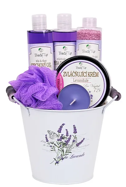 Dárkové balení kosmetiky s levandulovým olejem 7ks