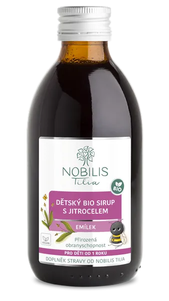 Dětský BIO sirup s jitrocelem Emílek 250 ml
