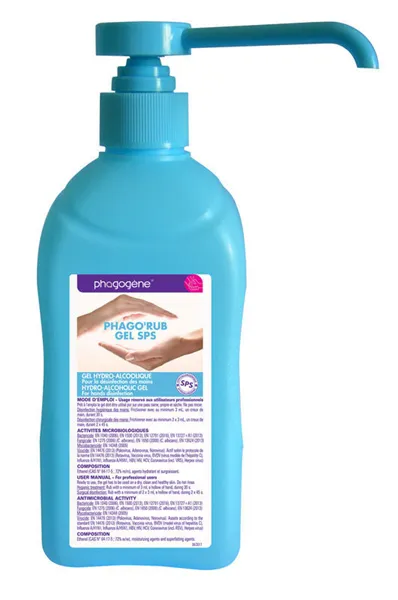 Phago’rub dezinfekce rukou gelová s pumpičkou, 500 ml