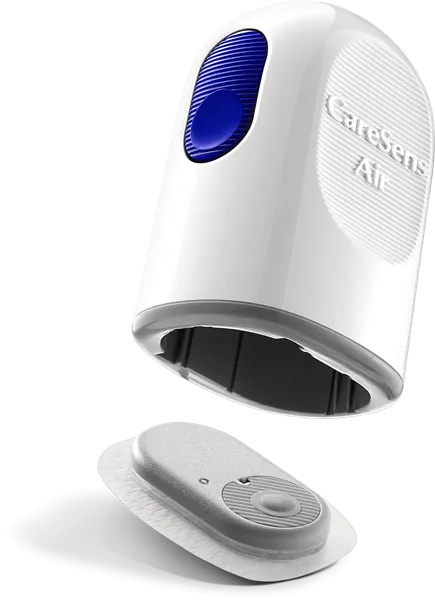 CareSens Air senzor 5ks a více, kontinuální měření glykémie i-sens