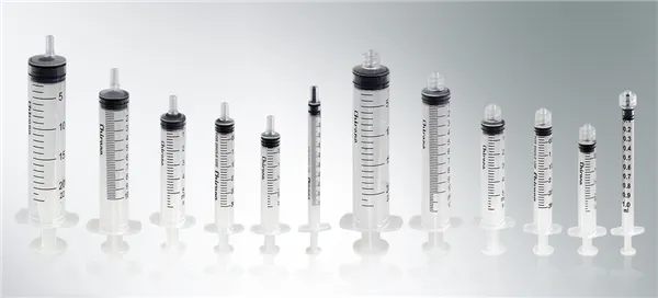Injekční stříkačka 3-dílná, Luer, 1ml