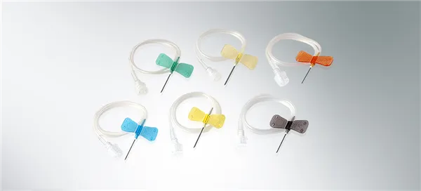 Intravenózní kanyla  Butterfly, s křídly a hadičkou, 25G oranžová
