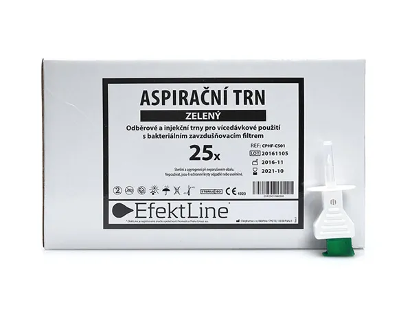 Aspirační trn zelený - bakteriální vzduchový filtr