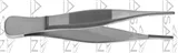 DeBakey-Dietrich kleště rovné, 155 mm