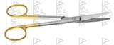 Nůžky MAYO Power TC, 140 mm, zahnuté, tupé