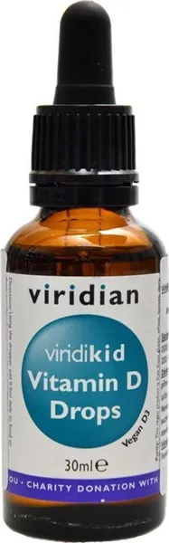 Viridian Viridikid Vitamin D Drops 400IU 30 ml