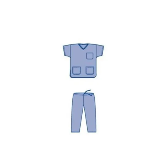 Chirurgické oblečení komplet (kalhoty+halena) M Blue SMMS