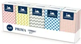 Papírové kapesníky Harmony Prima 10x10, 3vrs, bílé, celulóza