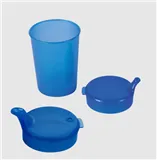 Kelímek s pítkem, modrý, 50 x 250 ml