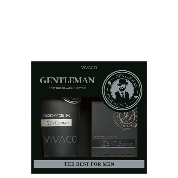 Dárková sada Gentleman Black parfémová voda+sprchový gel