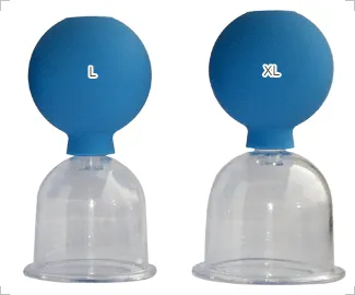 Baňkové sklenice vyrobené z plastu s přísavkou vel. XL