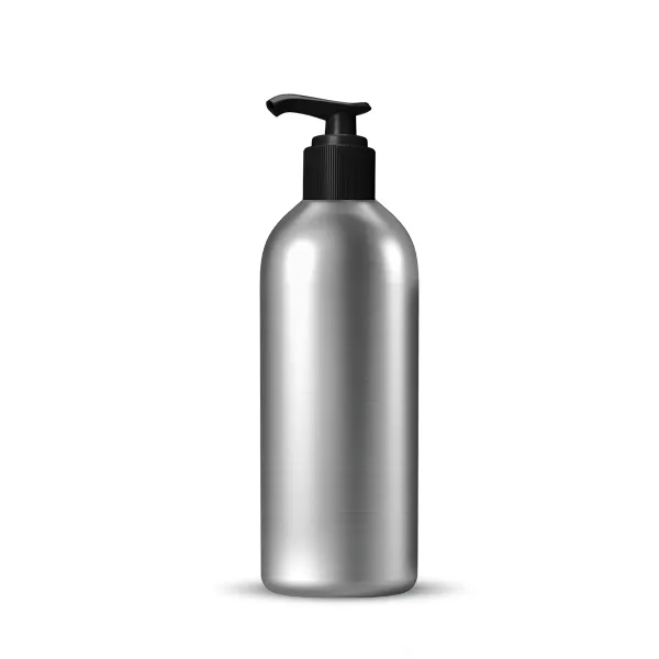 Hliníková lahvička s černým dávkovačem 150ml