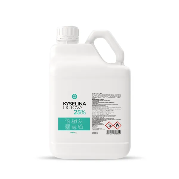 Kyselina octová 25% 5L
