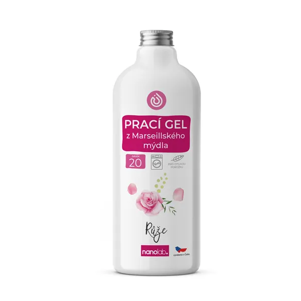 Prací gel od z Marseillského mýdla s vůní růže 1l