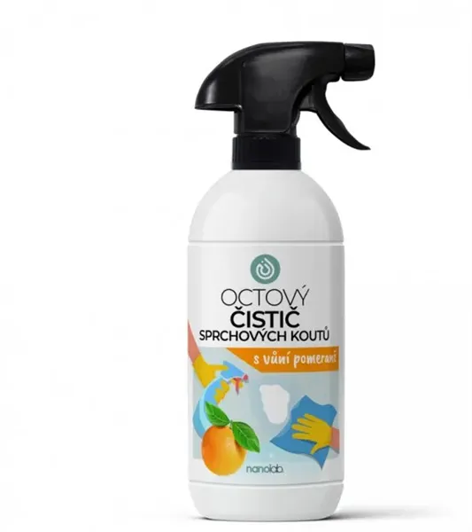 Silný octový čistič NA SPRCHOVÉ KOUTY pomeranč 500 ml