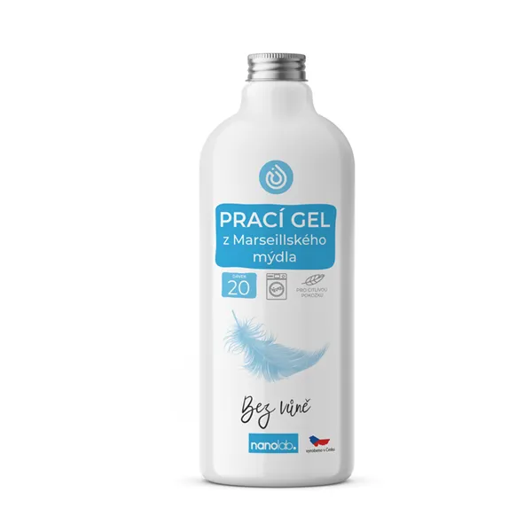 Prací gel z Marseillského mýdla pro citlivou pokožku 1L