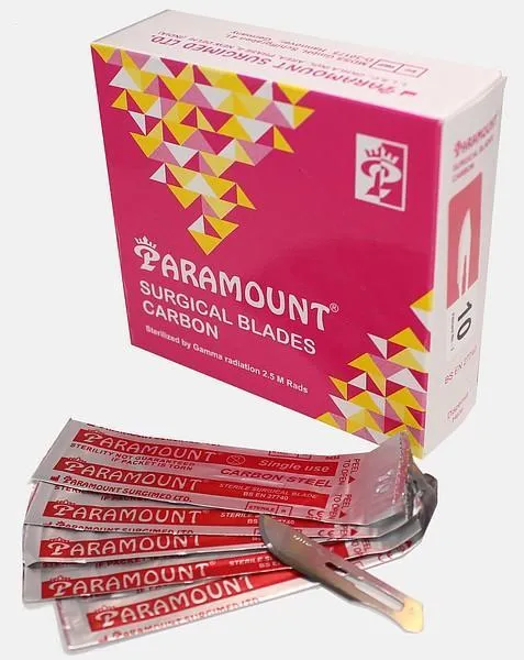Čepelka skalpelová č. 11, sterilní, Carbon Paramount