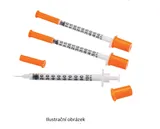 Stříkačka insulinová 0,5 ml s jehlou 30 G x 8 mm