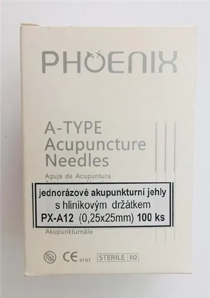 Jehly Phoenix typ A s hliníkovým držátkem bez trubičky 0,25x25mm