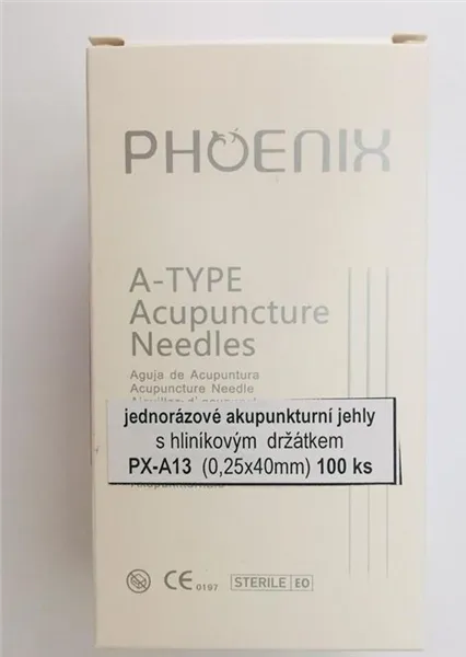Jehly Phoenix typ A s hliníkovým držátkem bez trubičky 0,25x40mm