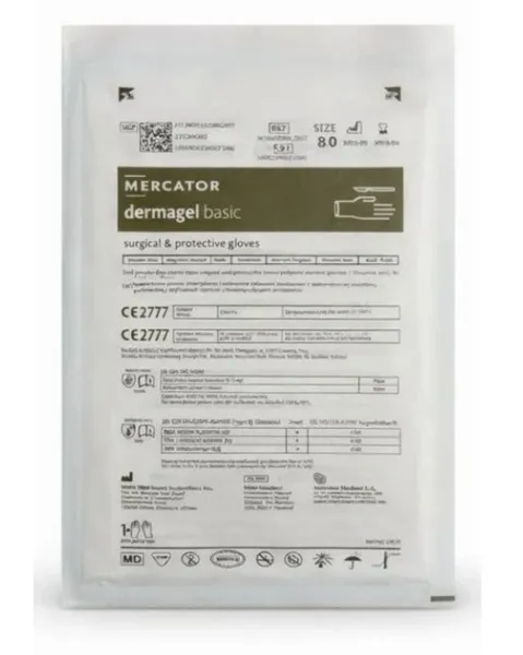 Rukavice operační Mercator Dermagel Basic , nepudrované, vel. 6